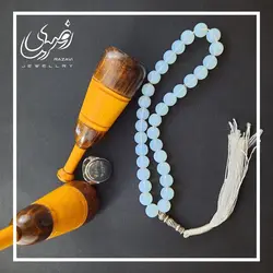 تسبیح سنگ طبیعی 33 دانه اوپال