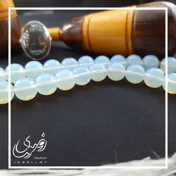 تسبیح سنگ طبیعی 33 دانه اوپال