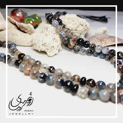 تسبیح سنگ طبیعی 101 دانه عقیق شجری