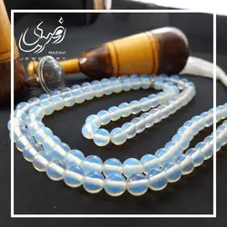 تسبیح سنگ طبیعی 101 دانه اوپال