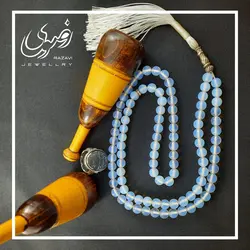 تسبیح سنگ طبیعی 101 دانه اوپال