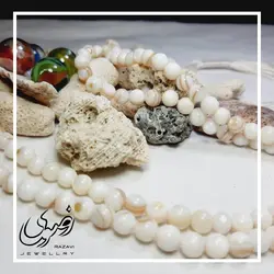 تسبیح سنگ طبیعی 101 دانه صدف اصلی