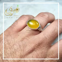 انگشتر نقره مردانه شرف الشمس طرح شور