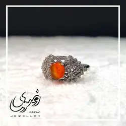 نیم ست نقره زنانه عقیق یمنی