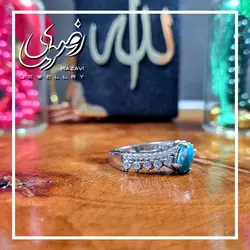 نیم ست نقره زنانه فیروزه نیشابوری طرح عروس