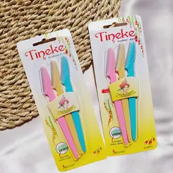 تیغ اصلاح صورت و ابرو Tineke سه عددی B21