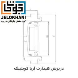 درپوش هیدرانت آریا کوپلینگ سایز ۱ اینچ آتش نشانی