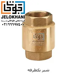 شیر خودکار یکطرفه فنری برنجی یورک 1/2 1