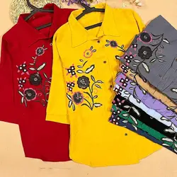 شومیز دوگل پولک