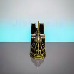ماکت فلزی کلیسای نوتردام پاریس فرانسه