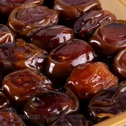 خرما خاصویی طلایی کله چین Khassui Date : وزن 600 گرم