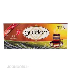چای کیسه ای گلدان کلاسیک Guldan : تعداد 25 عدد