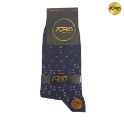 جوراب مردانه ساق دار طرح مربع ریز ❤️ | بسته 12 عددی