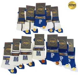 جوراب نیم ساق مردانه ترکیبی ❤️ | بسته 12 عددی