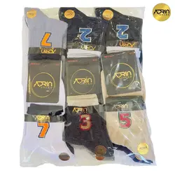 جوراب نیم ساق مردانه طرح پولو ❤️ | بسته 12 عددی