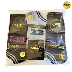 جوراب مچی مردانه طرح اعداد❤️ | بسته 12 عددی