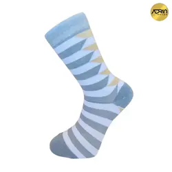 جوراب مردانه ساق دار طرح ذوزنقه ای ❤️ | بسته 12 عددی