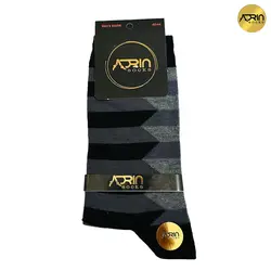 جوراب مردانه ساق دار طرح ذوزنقه ای ❤️ | بسته 12 عددی