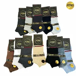 جوراب مچی مردانه طرح گوچی وسط کش❤️ | بسته 12 عددی