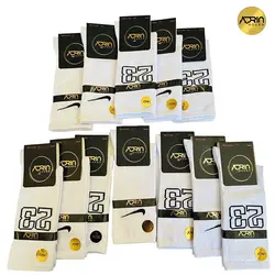 جوراب مردانه ساق دار ورزشی سفید ❤️ | بسته 12 عددی