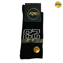 جوراب مردانه ساق دار ورزشی مشکی ❤️ | بسته 12 عددی