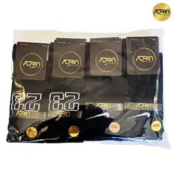 جوراب مردانه ساق دار ورزشی مشکی ❤️ | بسته 12 عددی