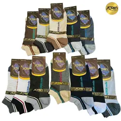 جوراب مچی مردانه آدرین بافت جودان❤️ | بسته 12 عددی