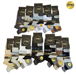 جوراب مچی مردانه سه پاشنه طرح فلش ❤️ | بسته 12 عددی