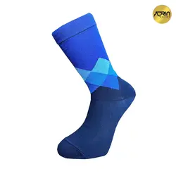 جوراب مردانه ساق دار طرح لوزی رنگی ❤️ | بسته 12 عددی