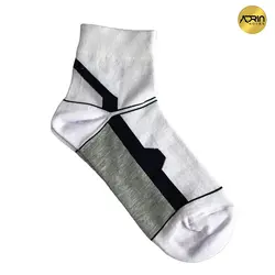 جوراب نیم ساق مردانه طرح سه رنگ کف دوبل ❤️ | بسته 12 عددی