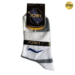 جوراب نیم ساق مردانه طرح دو رنگ خطی ❤️ | بسته 12 عددی