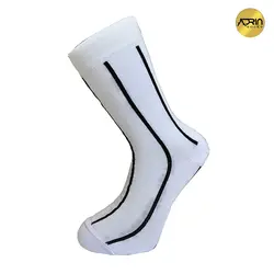 جوراب مردانه ساق دار طرح راه راه کلاسیک ❤️ | بسته 12 عددی