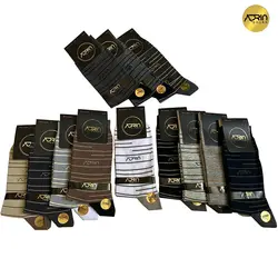 جوراب مردانه ساق دار طرح خطوط ناقص ❤️ | بسته 12 عددی