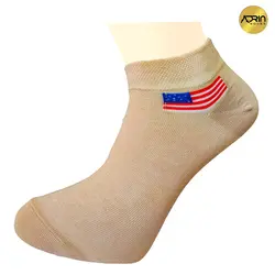 جوراب مچی مردانه طرح پرچم آمریکا ❤️ | بسته 12 عددی