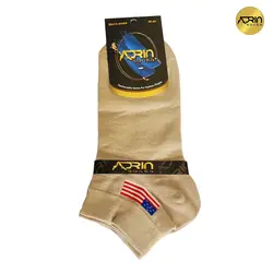 جوراب مچی مردانه طرح پرچم آمریکا ❤️ | بسته 12 عددی