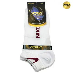 جوراب مچی مردانه طرح نایک وسط کش ❤️ | بسته 12 عددی