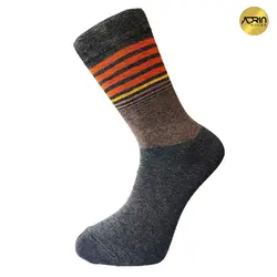 جوراب مردانه ساق دار طرح رینگی ❤️ | بسته 12 عددی