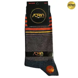 جوراب مردانه ساق دار طرح رینگی ❤️ | بسته 12 عددی