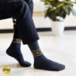 جوراب مردانه ساق دار طرح سنتی ❤️ | بسته 12 عددی