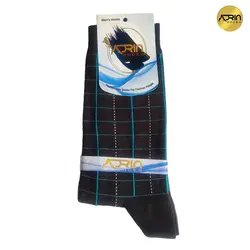 جوراب مردانه ساق دار طرح چهارخانه خطی ❤️ | بسته 12 عددی