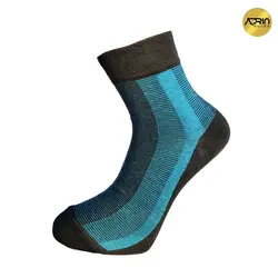 جوراب نیم ساق مردانه طرح خطی ❤️ | بسته 12 عددی