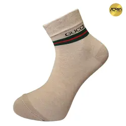 جوراب نیم ساق مردانه طرح گوچی ❤️ | بسته 12 عددی