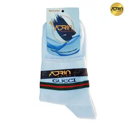 جوراب نیم ساق مردانه طرح گوچی ❤️ | بسته 12 عددی