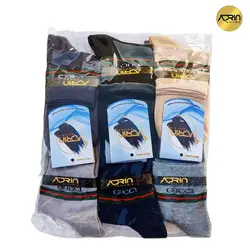 جوراب نیم ساق مردانه طرح گوچی ❤️ | بسته 12 عددی