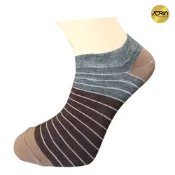 جوراب مچی مردانه طرح رینگی سه رنگ ❤️ | بسته 12 عددی