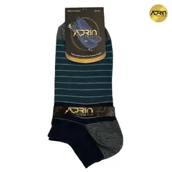 جوراب مچی مردانه طرح رینگی سه رنگ ❤️ | بسته 12 عددی