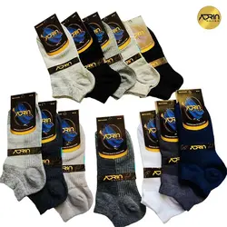 جوراب مچی مردانه طرح کبریتی ❤️ | بسته 12 عددی