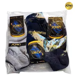 جوراب مچی مردانه طرح کبریتی ❤️ | بسته 12 عددی