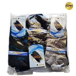 جوراب مچی مردانه طرح ابروباد ❤️ | بسته 12 عددی