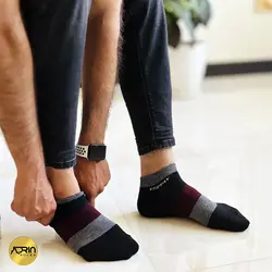 جوراب مچی مردانه طرح اسپریت سه رنگ ❤️ | بسته 12 عددی